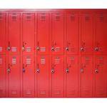 Westcott Scenic Background (6x8', Red Lockers)