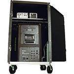 Hamilton Buhl AVPS100SB  AV Presentation Cart with 80W DVD/PA System