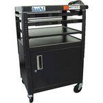 Hamilton Buhl FIVE4226E Height Adjustable AV Media Cart w/ Security Cabinet & Laptop Shelf