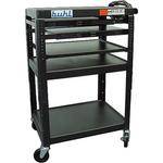 Hamilton Buhl SIXS4226E-5 Height Adjustable AV Media Cart & 2 Pull-Out Shelves