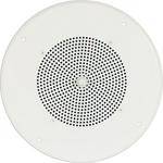 Bogen Communications Ceiling Speaker Assembly with S810 8" Cone , Recessed Volume Control & Screw-Terminal Bridge  (Bright White)