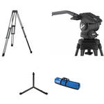 Vinten V8AS-CP1F Vision Pozi-Loc Carbon Fiber Tripod System (Black)