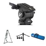 Vinten V10AS-AP2M Vision Pozi-Loc Aluminum Tripod System (Black)