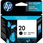 HP / Hewlett Packard 20 Black Inkjet Print Cartridge