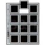 Vue-All Slide Saver Archival Storage Page, 6x6cm (120), Holds 12 Slides, Top-Load, Heavyweight (4 Mil), Clear Back - 100 Pack
