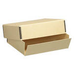 Lineco 733-3811 Museum Quality Drop-Front Storage Box (8.9 x 11.4 x 3", Tan)