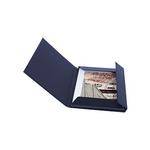 Archival Methods 8.75 x 11.5" Leather Print Folio (Navy Blue)