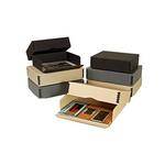 Archival Methods 01-531 Drop Front Archival Storage Box (9.5 x 12.5 x 3", Gray)