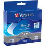 Verbatim BD-R 25GB 4X Branded 3pk Jewel Case