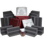 Auralex Pro Plus Roominators Kit - (Burgundy/Charcoal)