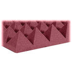 Auralex 4" Studiofoam Pyramid-22 (Burgundy) - 6 Pieces