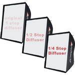 Photoflex Diffusion Fabric Kit - 1/4 & 1/2 Stop, for Extra Large (54x72") Lite or SilverDome
