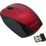 Verbatim Nano Wireless Notebook Optical Mouse (Red)