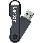 Lexar 32GB JumpDrive TwistTurn USB 2.0 Flash Drive - Black