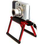 Gary Fong Flip Cage Tabletop Tripod for Compact Cameras (California Poppy Red)