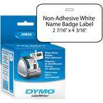 Dymo Non-Adhesive Badges (2 7/16 x 4 3/16")