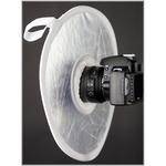 Interfit STR112 On Camera Reflector, Silver/White - 12" (30.5cm)