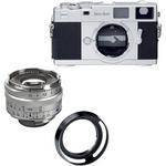 Zeiss Ikon Rangefinder Film Camera, 35mm f/2.8 C Biogon T* ZM Lens Bundle (Silver)