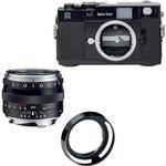 Zeiss Ikon Rangefinder Film Camera, 50mm f/1.5 C Sonnar T* ZM Lens Bundle (Black)