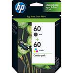 HP / Hewlett Packard 60 Combo-Pack Black/Tri-Color Ink Cartridges