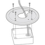 American Dynamics ADCPWMELEC Discover Indoor Mount 4S Electrical Mount Adapter (White)