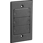 Kramer Frame-1G Frame for Wall Plate Inserts (Single Gang, Grey)
