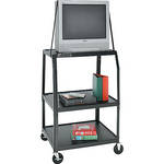 Advance PIXMate PM7-49J Adjustable Wide Base A/V Cart (22 x 32 x 49")