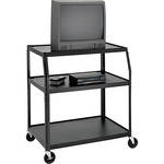 Advance PIXMate PM10-49J Adjustable Wide Base A/V Cart (25 x 42 x 49")