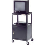 Advance PIXMate PM2C-42J Adjustable A/V Cart w/ Cabinet (18 x 24 x 42")