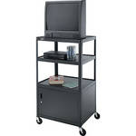 Advance PIXMate PM6CM-54  A/V Cart w/ Cabinet & Extra Shelf (25 x 30 x 54")