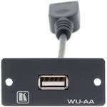 Kramer WU-AA USB Wall Plate Insert (Gray)