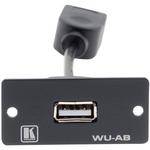 Kramer WU-AB USB Wall Plate Insert (Gray) 