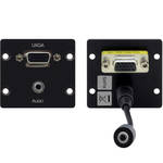 Kramer WXA-2P Wall Plate Insert (Gray)