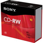 Sony CD-RW 1-4x Compact Disc (10-pack with Jewel Cases)