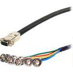 Comprehensive 25' (7.6 m) UHR HD15 Plug to 5BNC VGA Cable