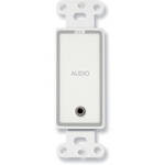 RDL D-MJPT Mini-Jack Pass-Through Plate (White/Gray)