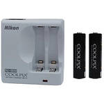 Nikon EN-MH2-B2/MH-72 NiMH AA Batteries & Charger Kit