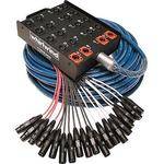 Whirlwind MEDUSA Standard Series 16-Channel Box to Fan Snake with 4 Returns (300') (91.44m)