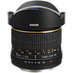 Bower SLY 835C 8mm f/3.5 Fisheye Lens For Canon APS-C  EOS Cameras