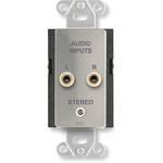 RDL DS-CIJ3C  Consumer Input Jacks (Mono) (Stainless Steel)