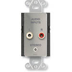 RDL DS-CIJ3DC  Consumer Input Jacks (Stereo) (Stainless Steel)