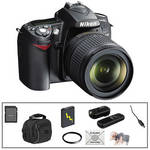 Nikon D90 SLR Digital Camera w/ 18-105mm VR Lens & Essential Kit