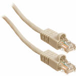 GGI UTP CAT5e Ethernet Cable With Molded Boots (15', Beige)
