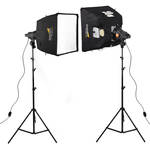Impact Qualite 300 Focusing Flood 2 Light Soft Kit (120VAC)