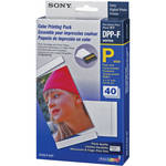 Sony SVM-F40P/2 4 x 6" Paper with Print Ribbon (1 Ribbon/40 Sheets)