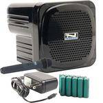 Anchor Audio AN-Mini Deluxe Package (Black) - PA w/ Wireless Handheld Mic & Recharge Kit