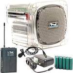 Anchor Audio AN-Mini Deluxe Package (Clear) - PA w/ Wireless Lapel Mic & Recharge Kit