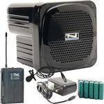 Anchor Audio AN-Mini Deluxe Package (Black) - PA w/ Wireless Lapel Mic & Recharge Kit