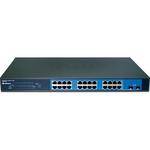 Trendnet 24-Port Gigabit Web Smart Switch with 2 Shared Mini-GBIC Slots (Version C2.0R)