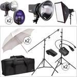Impact Three Light Portrait Boom Kit (120VAC)